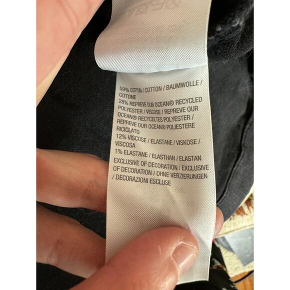 Me by Jennie Garth The Dylan Denim Jacket Washed Black 1X NWT Casual Pockets - Picture 8 of 15